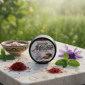 masque anti acné à base de miel et de safran