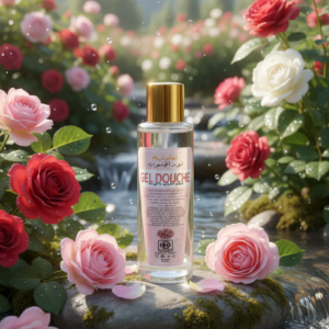 gel douche soyeux à la rose