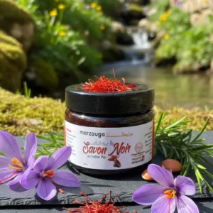 savon noir au safran pur