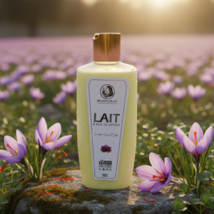 lait corporel au safran pur